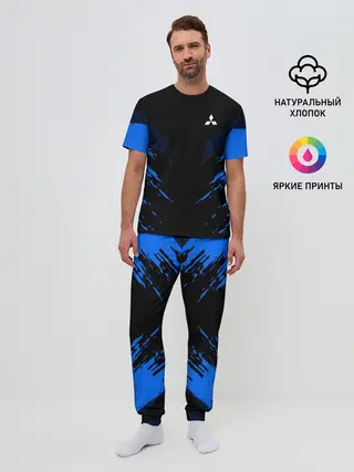 Мужская пижама с брюками / Mitsubishi SPORT