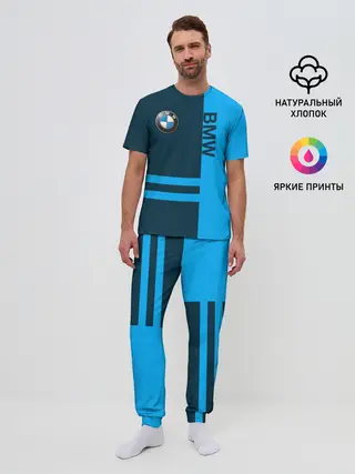 Мужская пижама с брюками / BMW