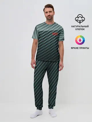 Мужская пижама с брюками / KIA SPORT STYLE