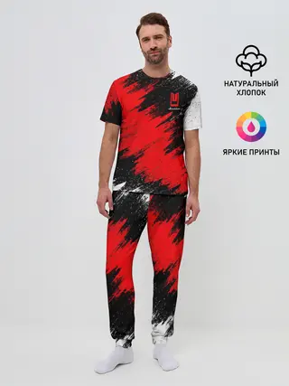 Мужская пижама с брюками / Москвич