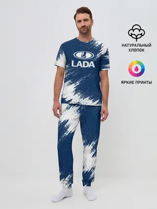 Мужская пижама с брюками / LADA