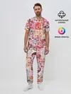 Мужская пижама с брюками / Ahegao Color