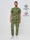 Мужская пижама с брюками / Камуфляж с крокодилами