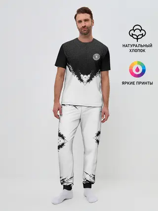 Мужская пижама с брюками / Chelsea black 2018