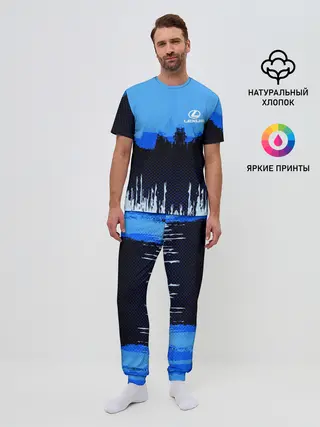 Мужская пижама с брюками / Lexus SPORT COLOR