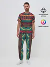Мужская пижама с брюками / Мексиканский орнамент