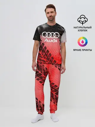 Мужская пижама с брюками / Audi sport auto motors