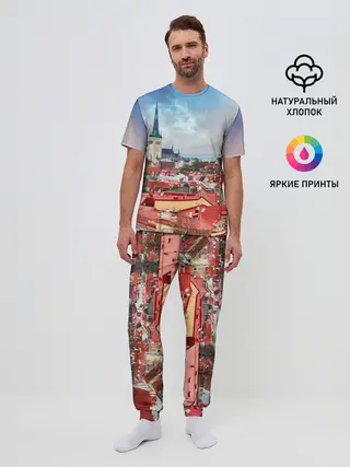 Мужская пижама с брюками / Таллин
