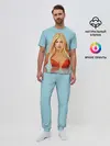 Мужская пижама с брюками / Дженнифер Энистон