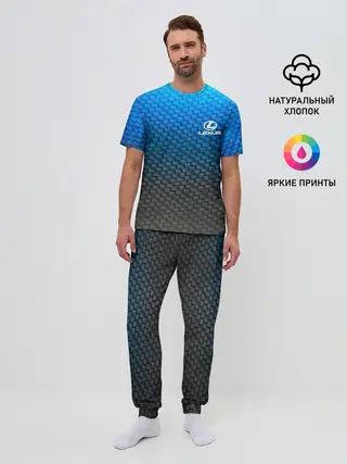 Мужская пижама с брюками / LEXUS COLLECTION CARBON