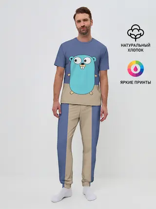 Мужская пижама с брюками / Golang