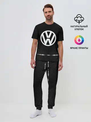 Мужская пижама с брюками / Volkswagen sport auto abstract