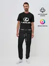 Мужская пижама с брюками / Lexus sport auto abstract