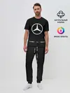 Мужская пижама с брюками / Mercedes sport auto abstract