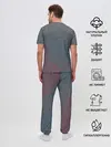 Мужская пижама с брюками / Hexagon Триколор