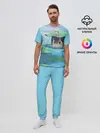 Мужская пижама с брюками / Тсую Асуи прячется под водой