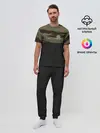 Мужская пижама с брюками / Камуфляж ВМФ РФ