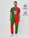Мужская пижама с брюками / Сборная Португалии флаг