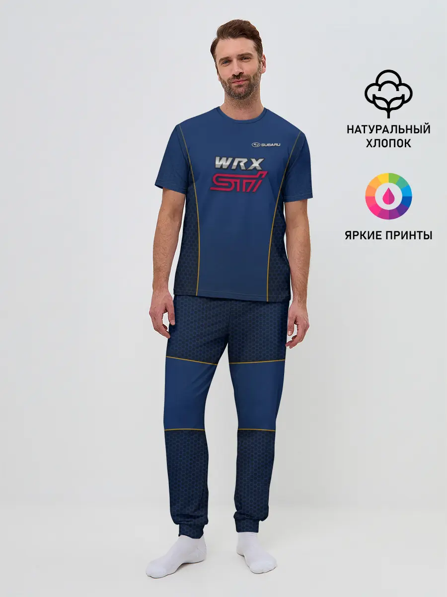 Мужская пижама с брюками / Субару WRX STI Pro Sport