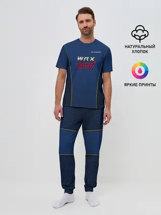 Мужская пижама с брюками / Субару WRX STI Pro Sport