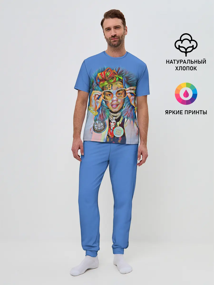 Мужская пижама с брюками / 6IX9INE SWAG