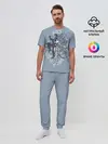 Мужская пижама с брюками / Kung fu