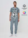 Мужская пижама с брюками / Якорь ВМФ