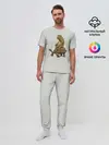 Мужская пижама с брюками / Ленивец и Черепаха