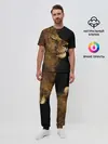 Мужская пижама с брюками / Лев