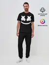 Мужская пижама с брюками / Marshmello black