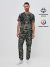 Мужская пижама с брюками / Камуфляж с кабаном