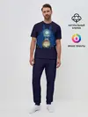 Мужская пижама с брюками / Тоторо с открытым ртом