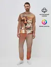 Мужская пижама с брюками / гинтоки саката самурай