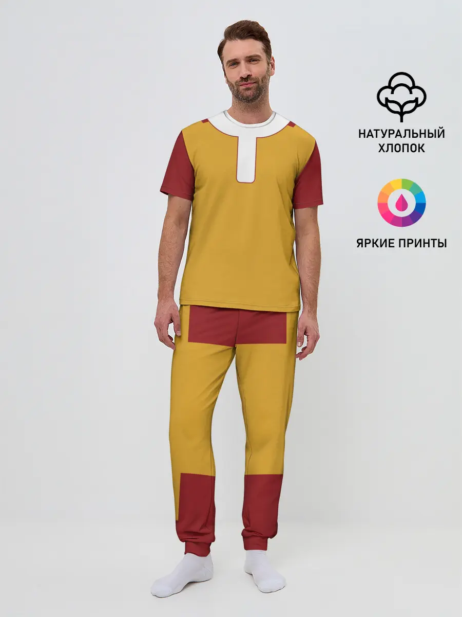 Мужская пижама с брюками / ONE PUNCH MAN SAITAMA