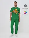 Мужская пижама с брюками / Радиоактивная Рыбка