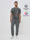 Мужская пижама с брюками / Кот бедолага