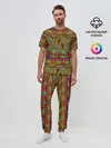 Мужская пижама с брюками / Этнический орнамент