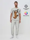 Мужская пижама с брюками / Лис Вцепился