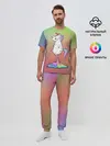 Мужская пижама с брюками / Единорог на Старте