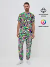 Мужская пижама с брюками / Экран профилактики