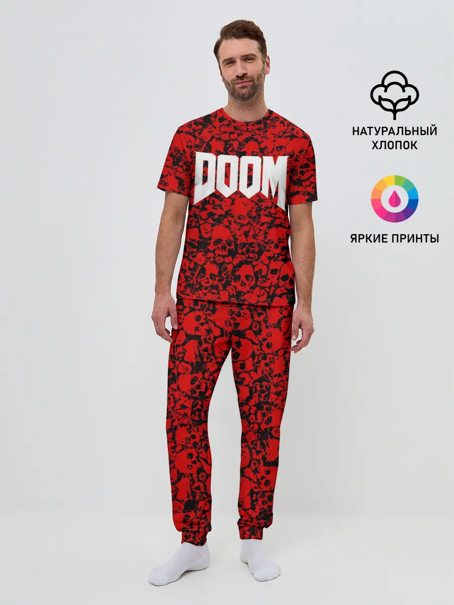 Мужская пижама с брюками / DOOM