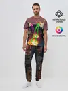 Мужская пижама с брюками / Кошачья Атака!