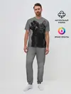 Мужская пижама с брюками / Котик