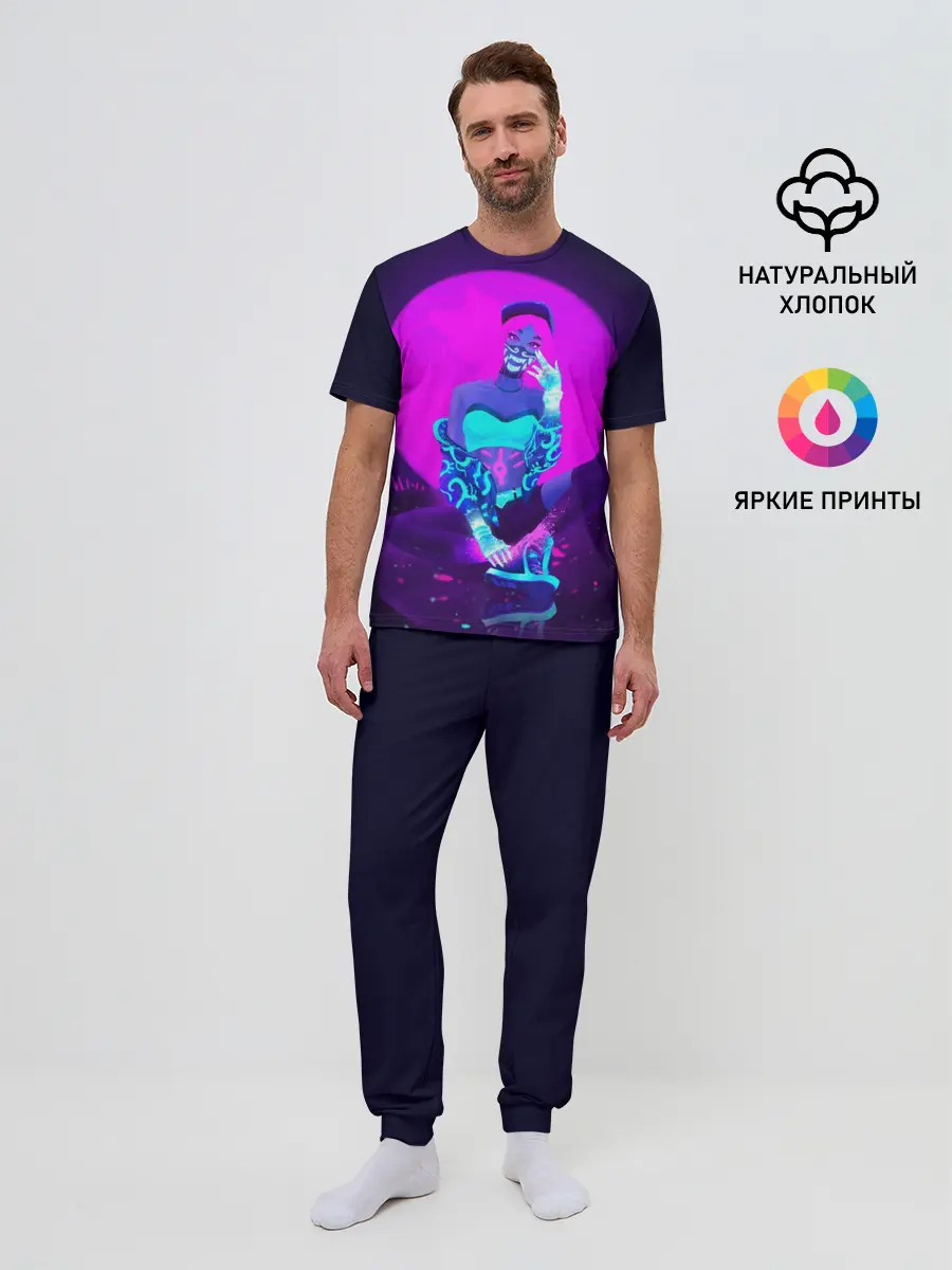 Мужская пижама с брюками / Akali. KDA