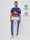 Мужская пижама с брюками / Гомер Санта Клаус