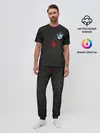 Мужская пижама с брюками / Карбон и BMW