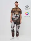 Мужская пижама с брюками / Лисичка