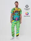 Мужская пижама с брюками / Психоделика