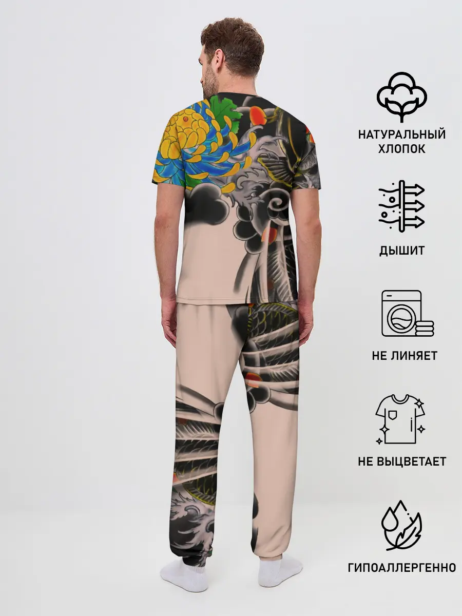 Мужская пижама с брюками / Dsquared tattoo