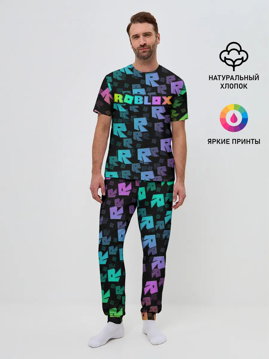 Мужская пижама с брюками / Roblox
